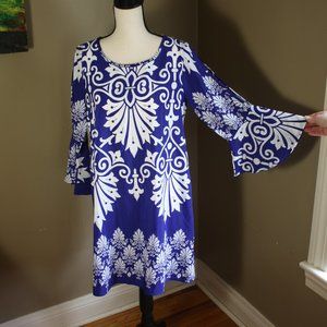 Peach Love Graphic Dress